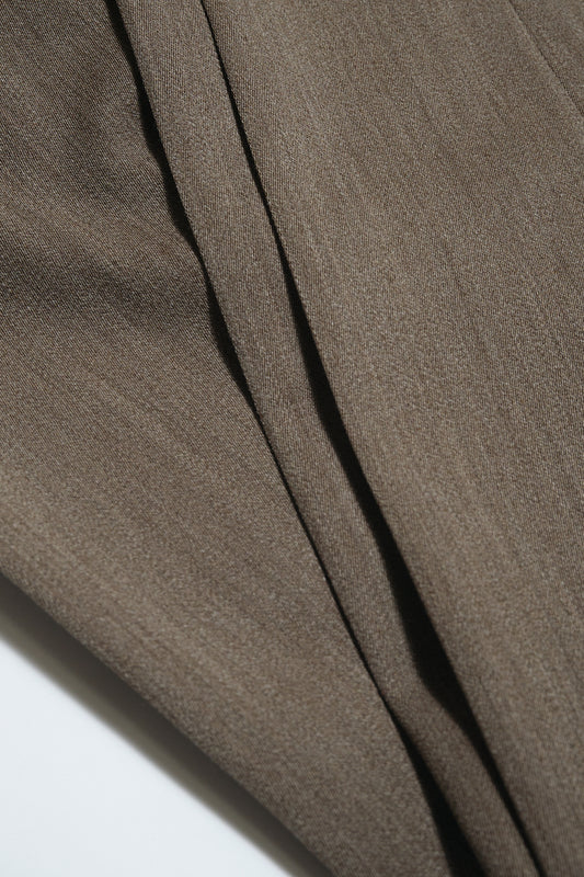 Greige Wool Slacks W31 L30 (J. Press / New England Model, Made in Japan, c.1990s–2000s)