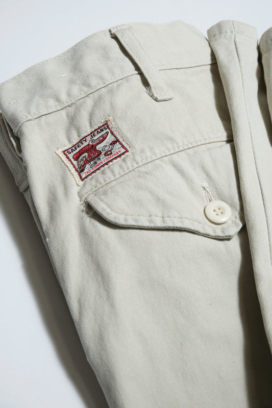 Stone Cotton Chino Pants W28 L28 (EDWIN / Safety Jeans, c.1980s)