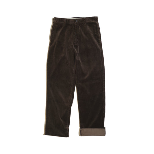 Brown Corduroy Slacks W32 L35 / Deadstock, Made in China