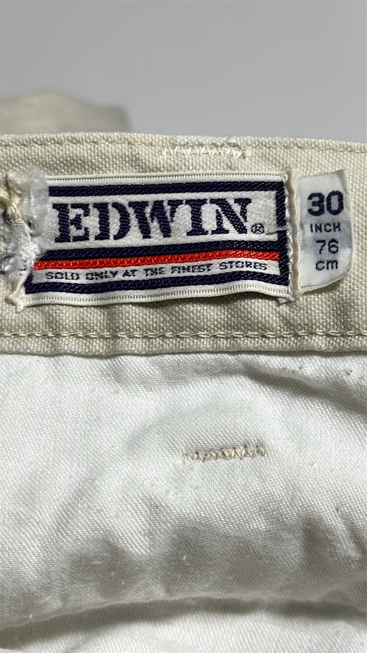 Stone Cotton Chino Pants W28 L28 (EDWIN / Safety Jeans, c.1980s)