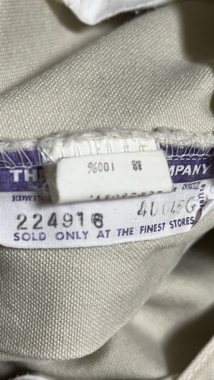 Stone Cotton Chino Pants W28 L28 (EDWIN / Safety Jeans, c.1980s)
