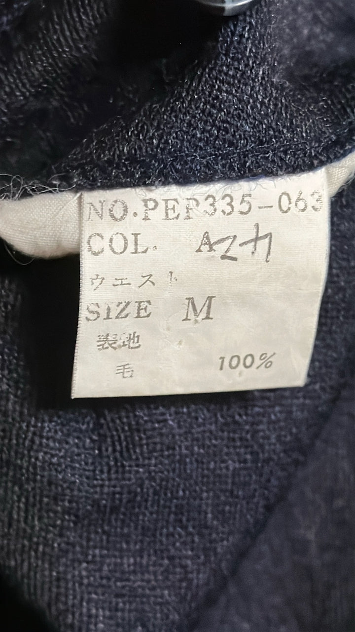 Dark Navy Wool Slacks W29 L29 (St.ART CLUB / Japan, c.1980s–1990s)