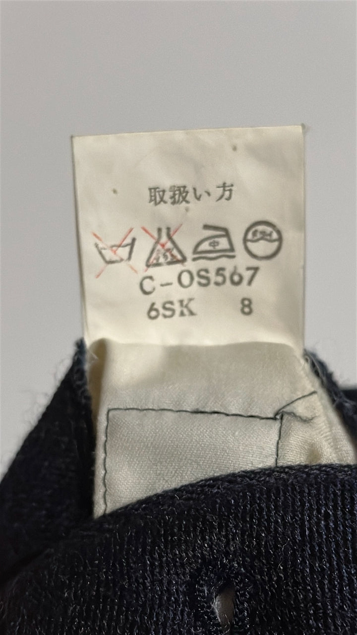 Dark Navy Wool Slacks W29 L29 (St.ART CLUB / Japan, c.1980s–1990s)