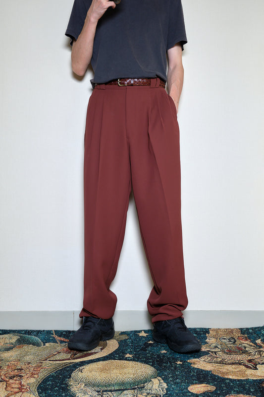 Burgundy Slacks Polyester 100% LL