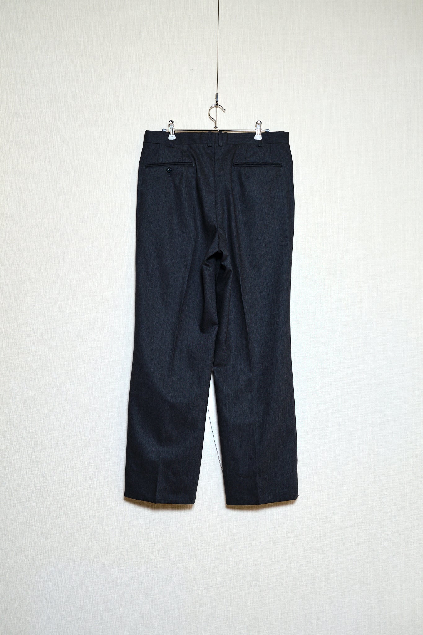 Dark Grey Wool Slacks Japan