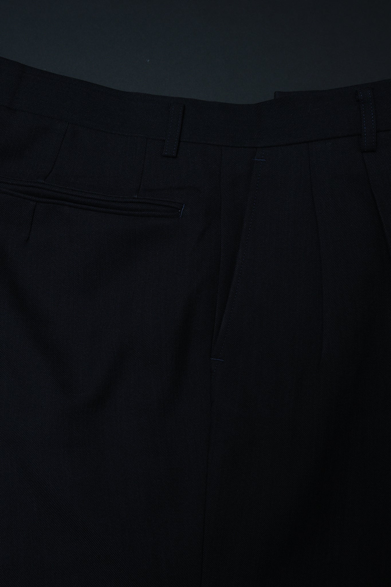 Dark Navy Slacks Authentic Japan