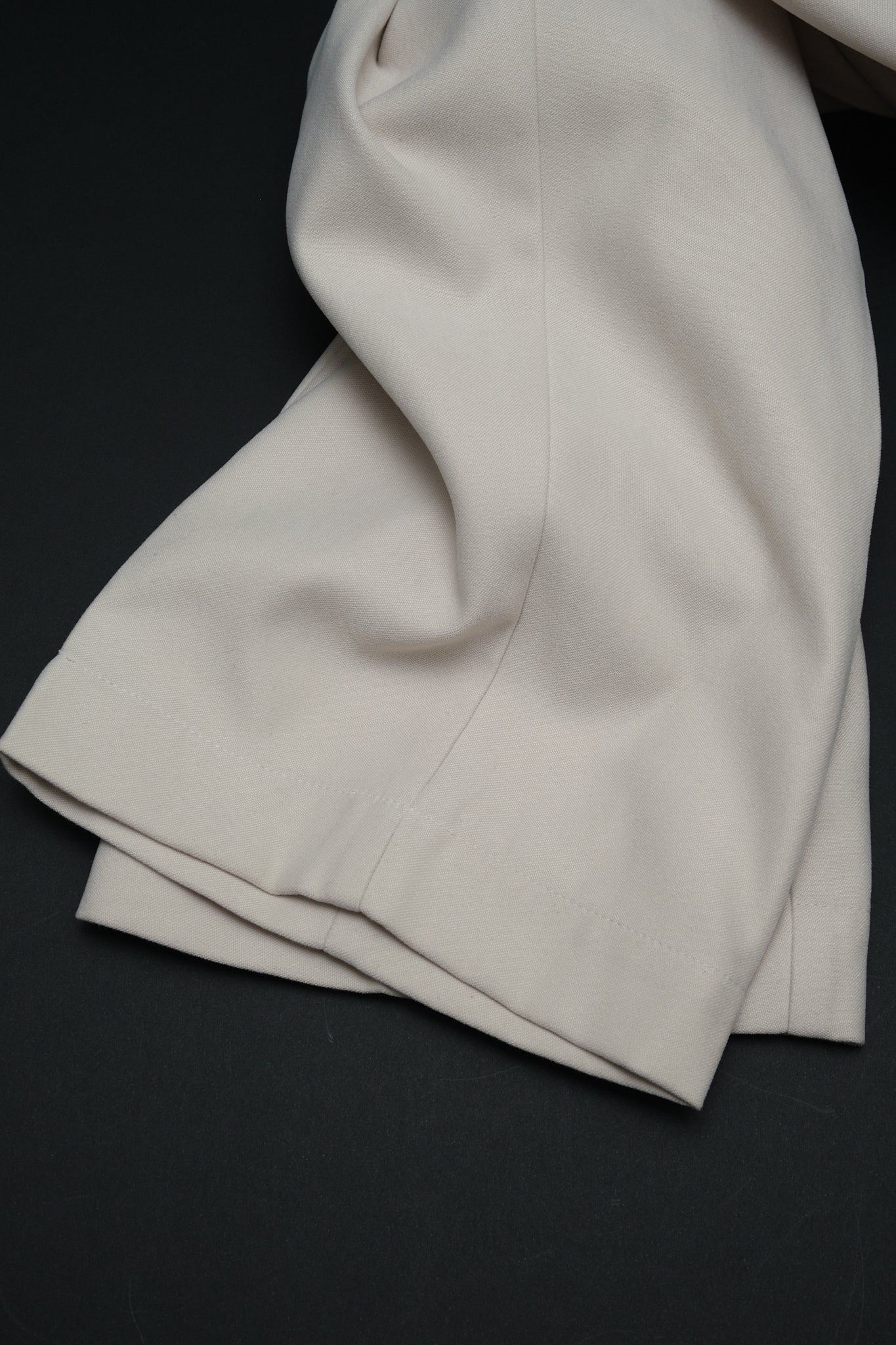 Ecru Beige Polyester Slacks L