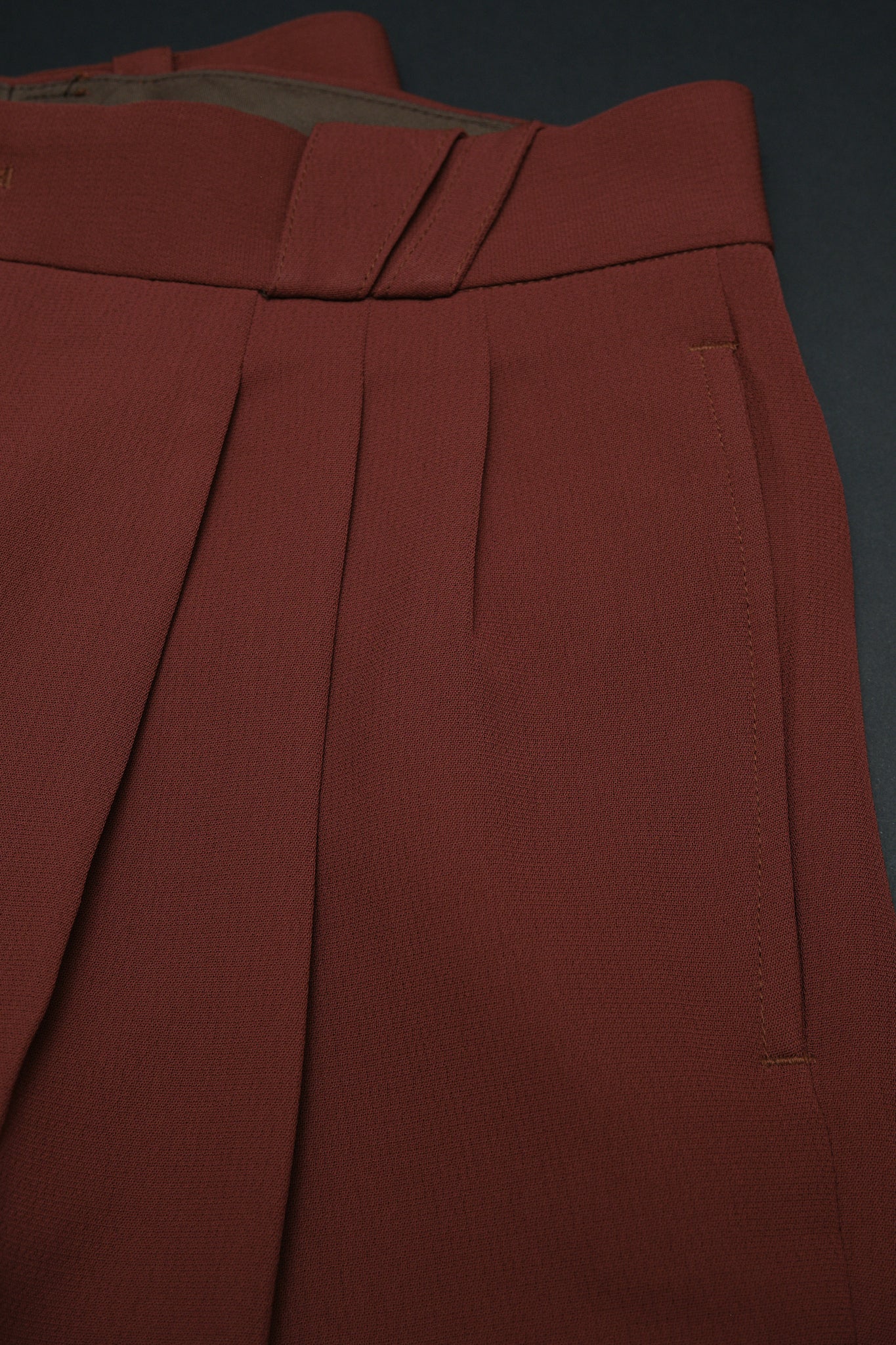 Burgundy Slacks Polyester 100% LL