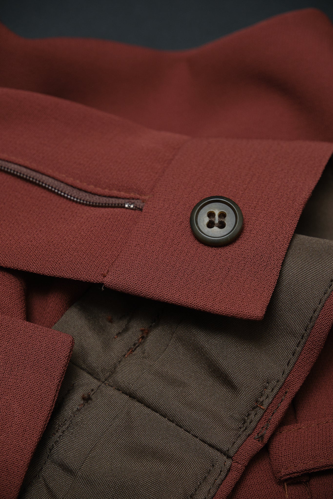 Burgundy Slacks Polyester 100% LL