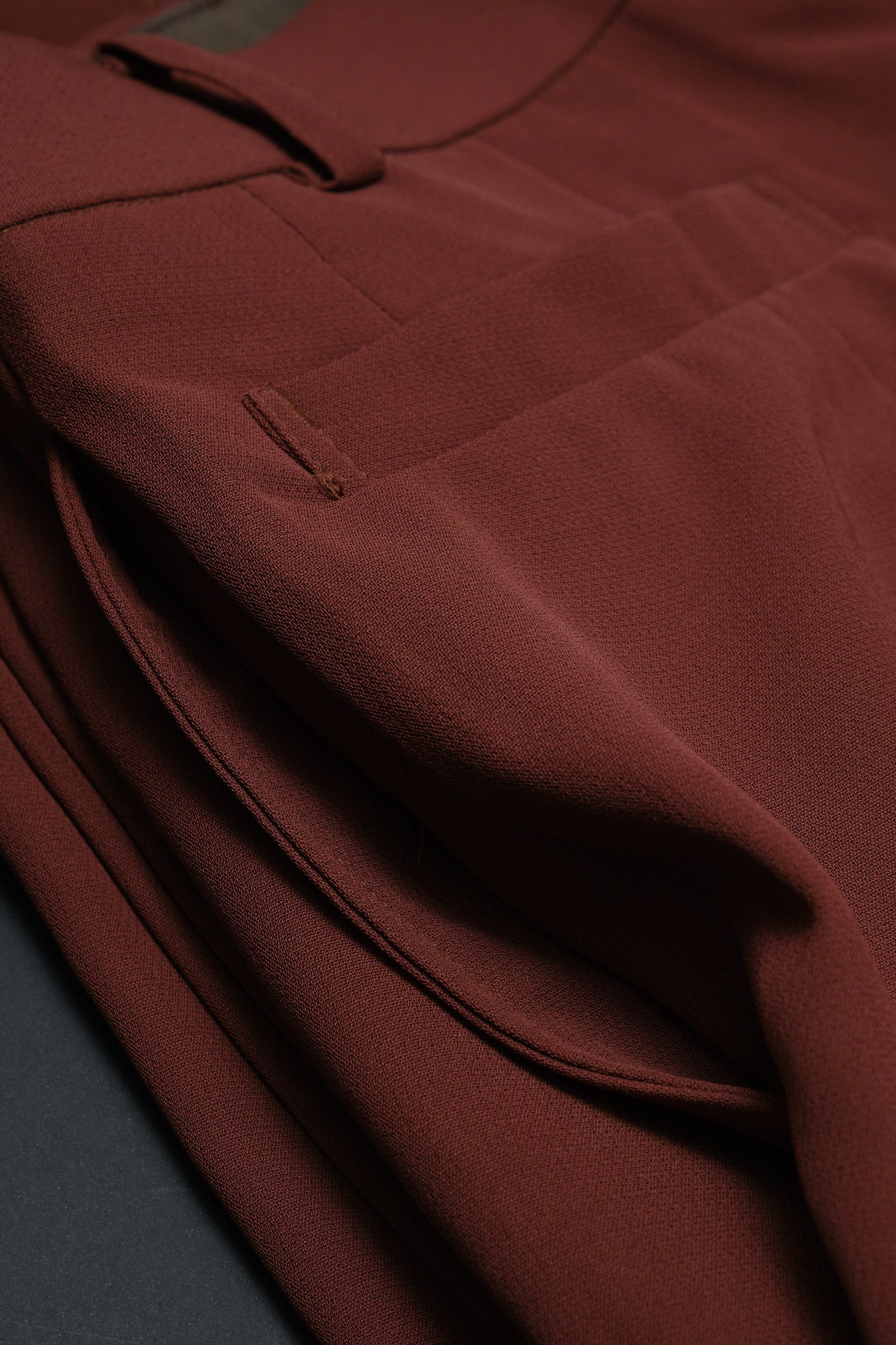 Burgundy Slacks Polyester 100% LL