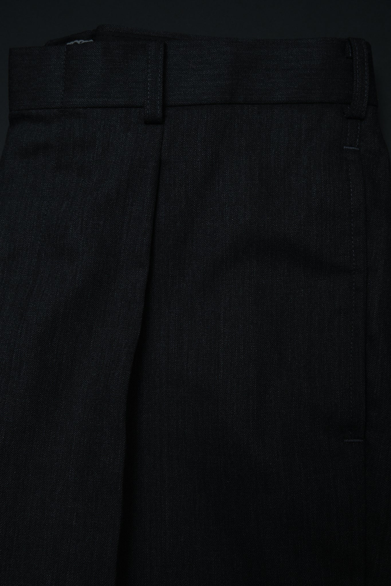Dark Grey Wool Slacks Japan