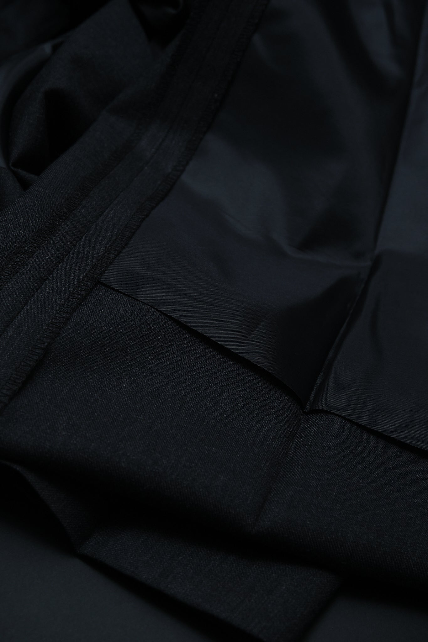 Dark Grey Wool Slacks Japan