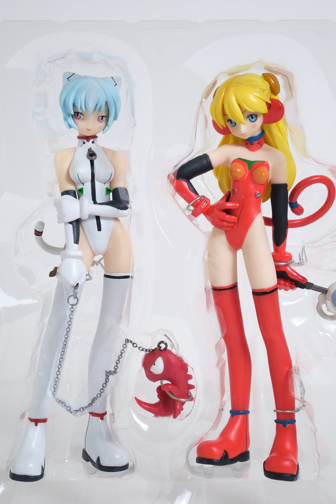 Wonder Showcase Plus “Grimrock MIX Edition” Rei Ayanami & Asuka Langley Figure Set (Neon Genesis Evangelion / Late 1990s–Early 2000s)