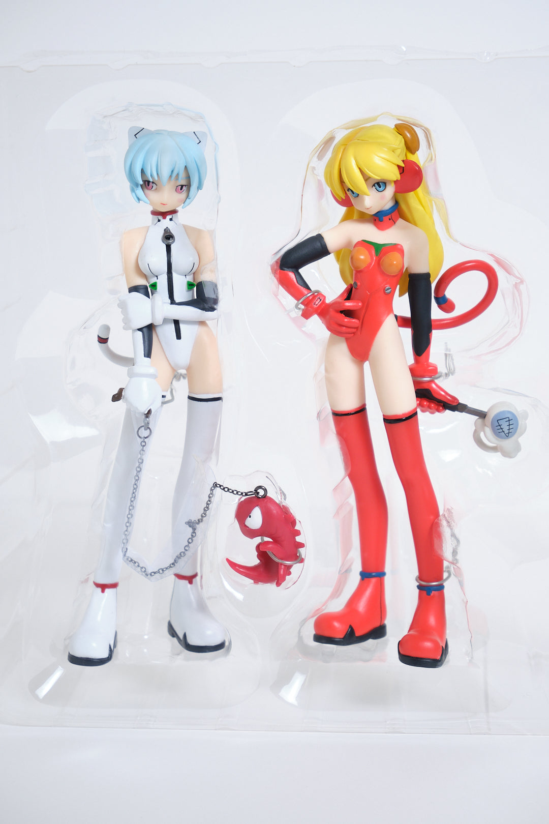 Wonder Showcase Plus “Grimrock MIX Edition” Rei Ayanami & Asuka Langley Figure Set (Neon Genesis Evangelion / Late 1990s–Early 2000s)