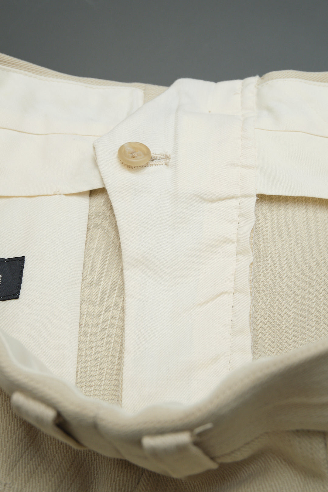 Beige Tencel Slacks W30 L31 (UNTITLED / Japan, c.1990s)