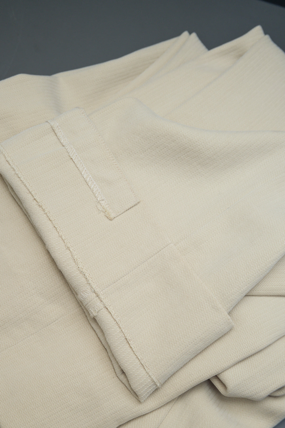 Beige Tencel Slacks W30 L31 (UNTITLED / Japan, c.1990s)