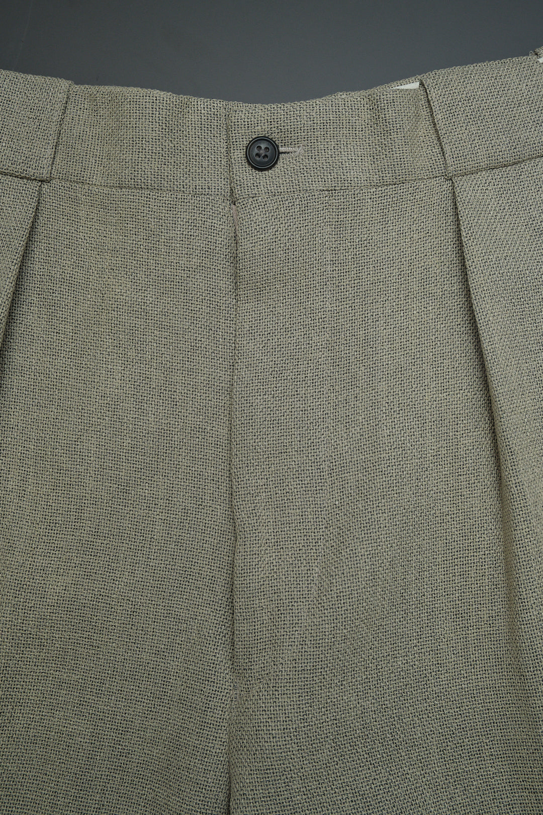 Greige Italian Fabric Slacks W32 L36 (Italian Fabric / Made in Japan, c.1990s)