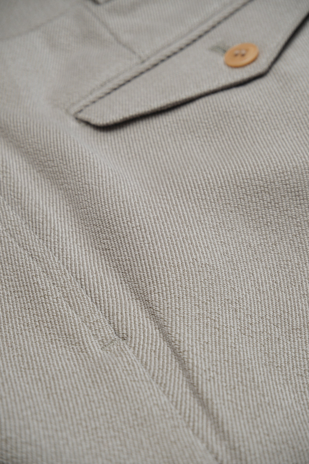 Greige Polyester Slacks W33 L35 (Mizuno / c.1990s–2000s)