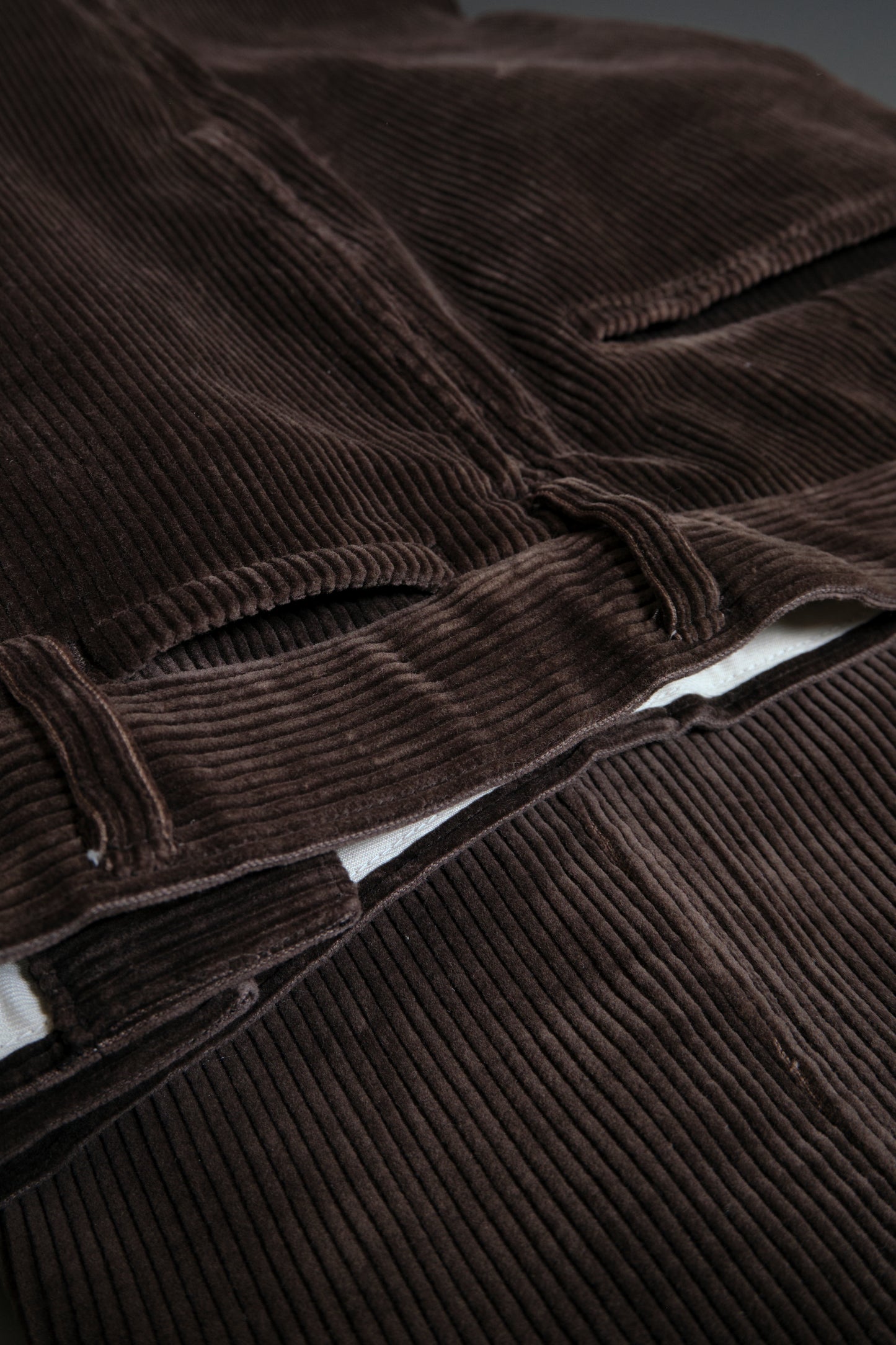 Brown Corduroy Slacks W32 L35 / Deadstock, Made in China