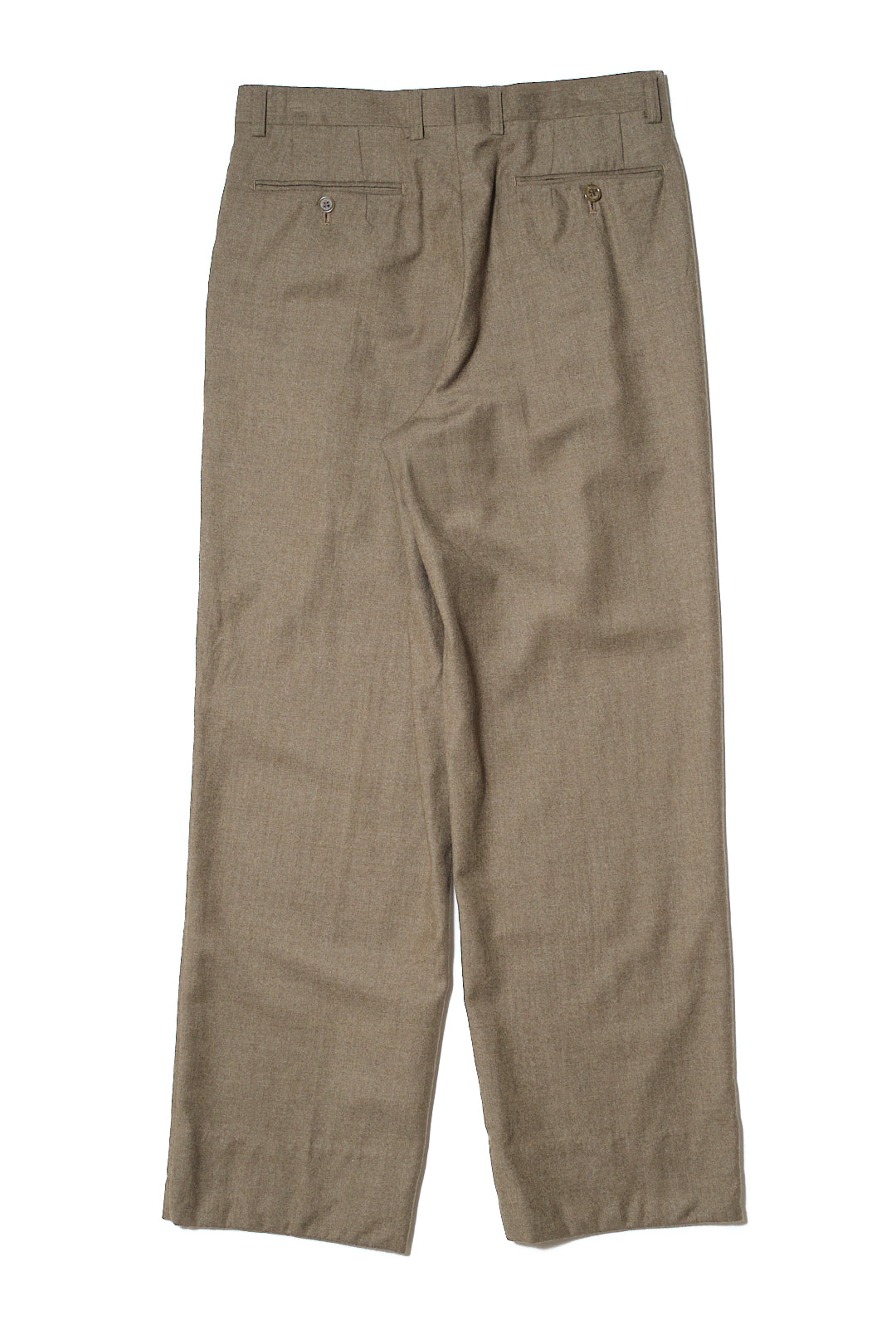 Tan Wool-Cashmere Slacks W30 L29 (LANVIN PARIS / Japan, c.1990s)