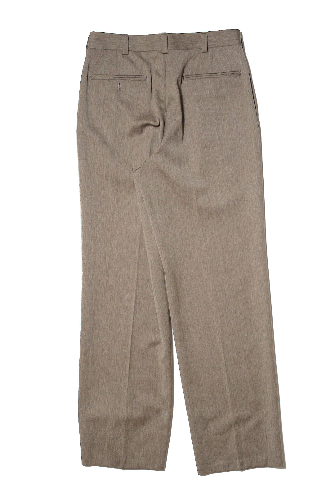 Greige Wool Slacks W31 L30 (J. Press / New England Model, Made in Japan, c.1990s–2000s)