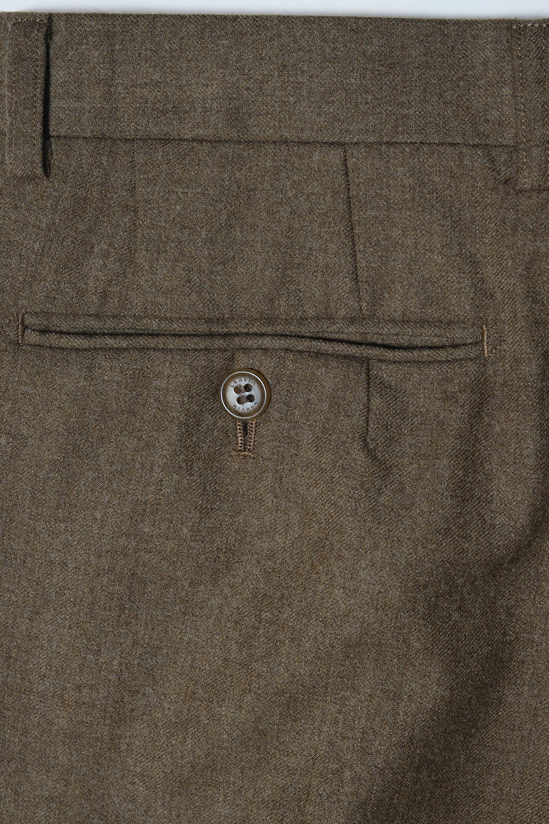 Tan Wool-Cashmere Slacks W30 L29 (LANVIN PARIS / Japan, c.1990s)