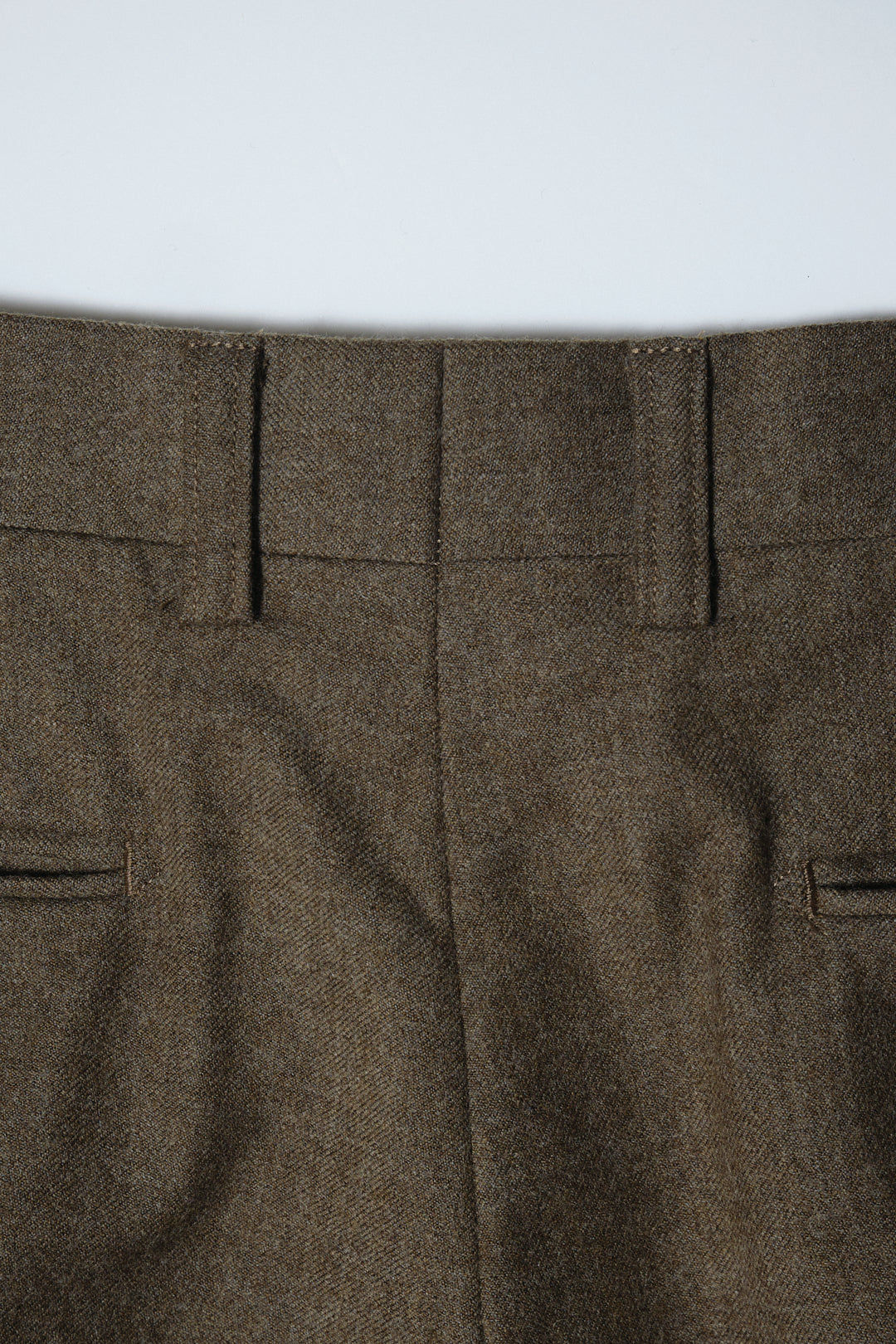 Tan Wool-Cashmere Slacks W30 L29 (LANVIN PARIS / Japan, c.1990s)