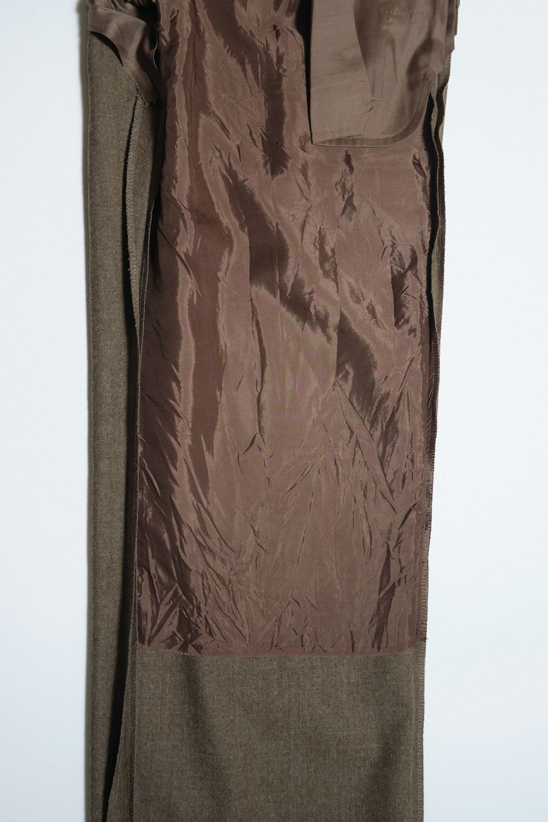 Tan Wool-Cashmere Slacks W30 L29 (LANVIN PARIS / Japan, c.1990s)