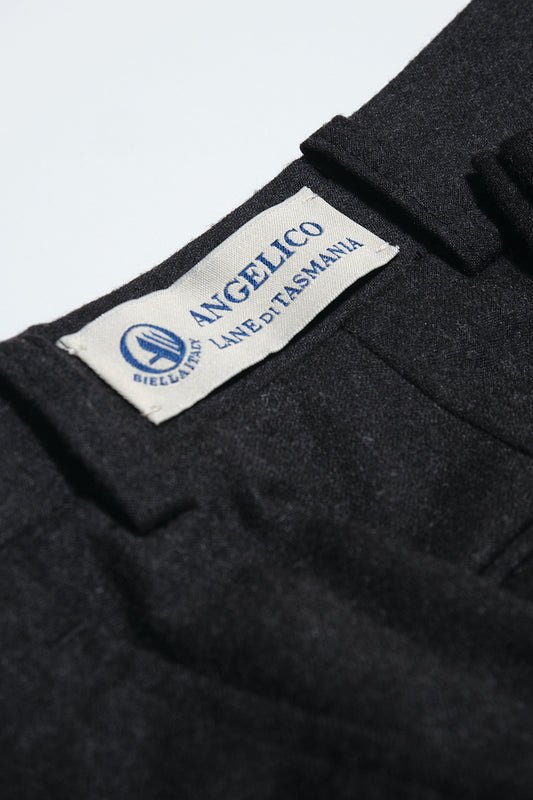 Charcoal Wool Slacks W28 L26 (Angelico / Lane di Tasmania, c.2000s)