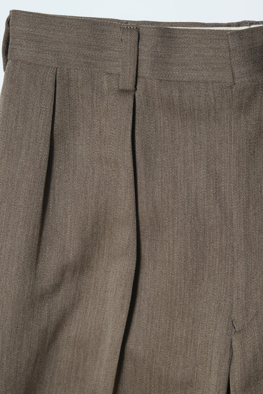 Greige Wool Slacks W31 L30 (J. Press / New England Model, Made in Japan, c.1990s–2000s)