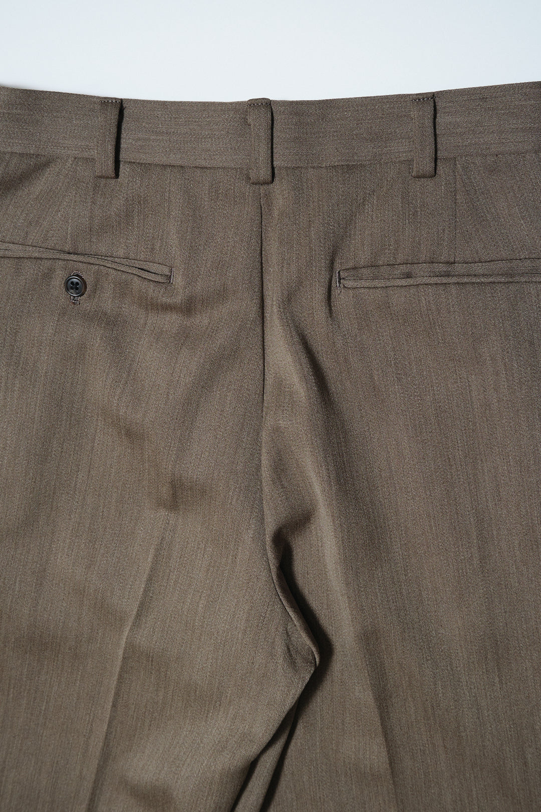 Greige Wool Slacks W31 L30 (J. Press / New England Model, Made in Japan, c.1990s–2000s)