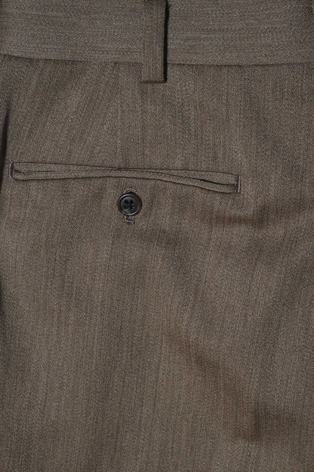 Greige Wool Slacks W31 L30 (J. Press / New England Model, Made in Japan, c.1990s–2000s)