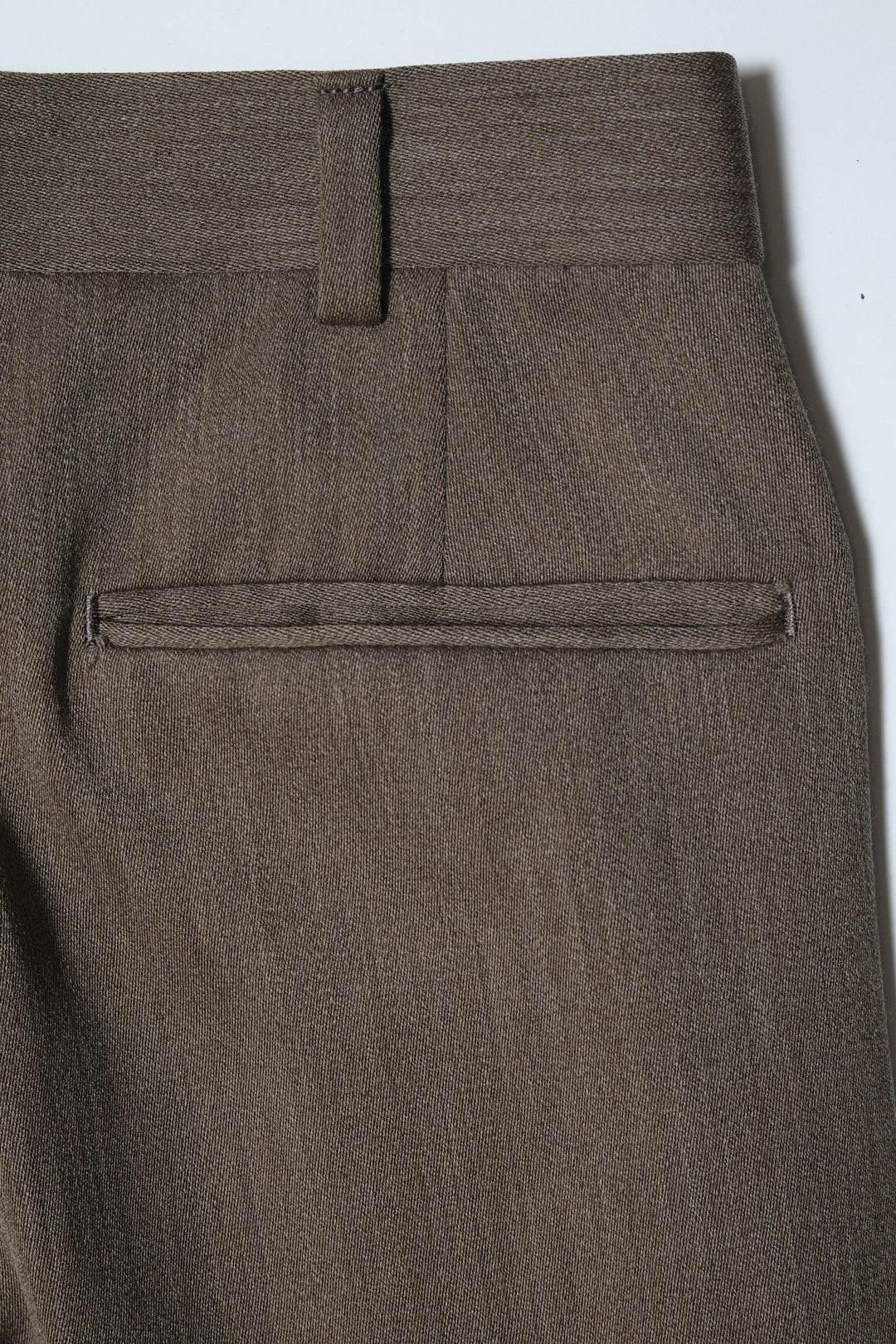 Greige Wool Slacks W31 L30 (J. Press / New England Model, Made in Japan, c.1990s–2000s)