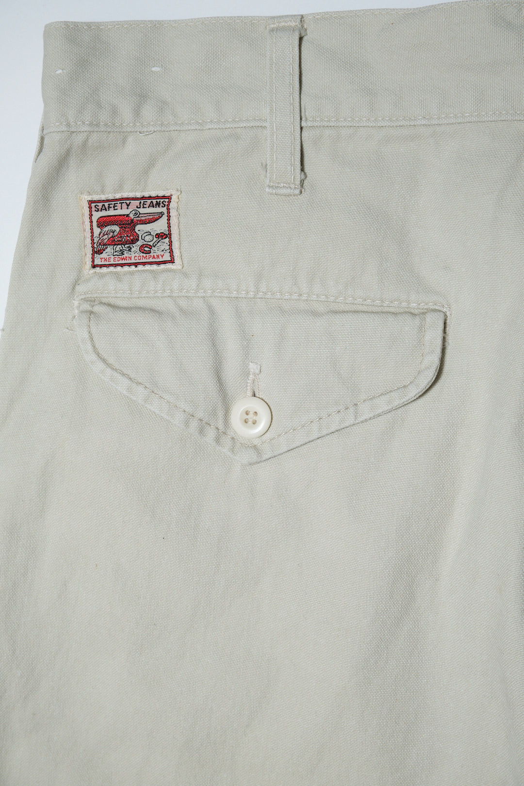 Stone Cotton Chino Pants W28 L28 (EDWIN / Safety Jeans, c.1980s)