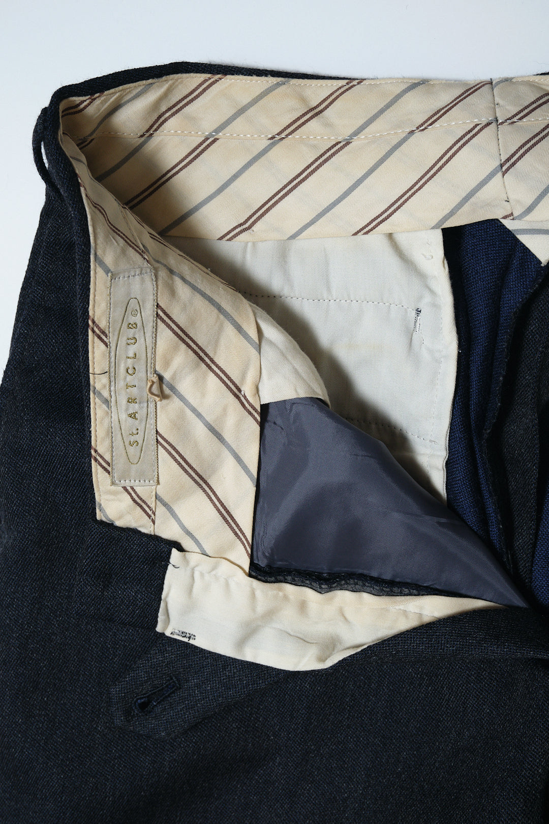 Dark Navy Wool Slacks W29 L29 (St.ART CLUB / Japan, c.1980s–1990s)