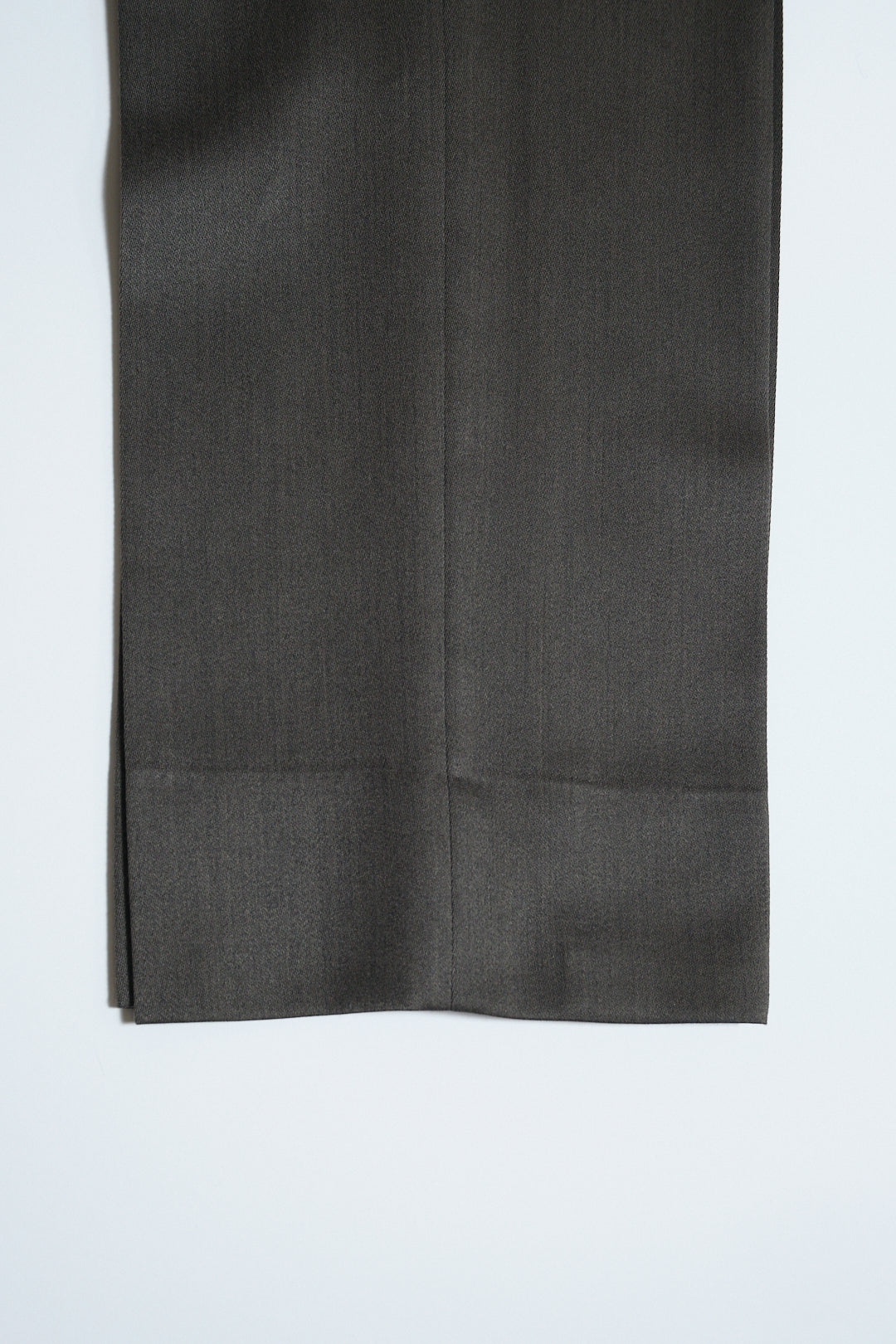 Dark Olive Wool-Blend Slacks W30 L28 / Cuffed (WARSHIP / Japan, c.1980s–1990s)