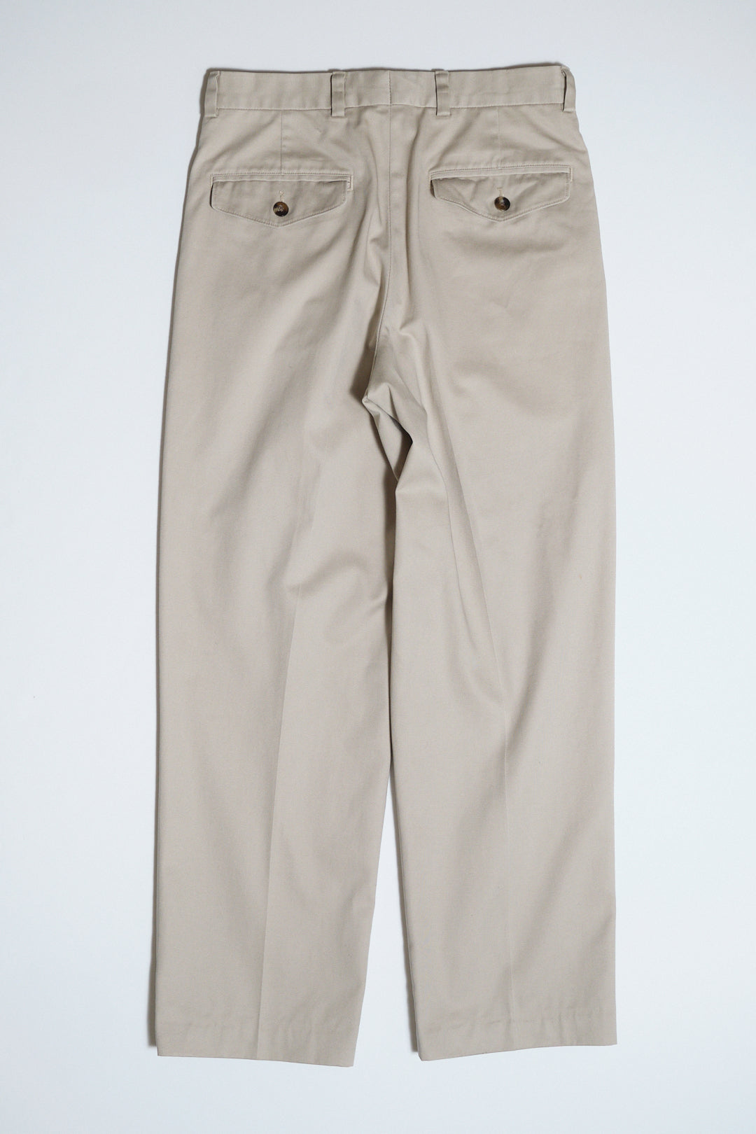 Khaki Cotton Chino Pants W29 L28 (L.L.Bean / Hong Kong, c.1980s–1990s)