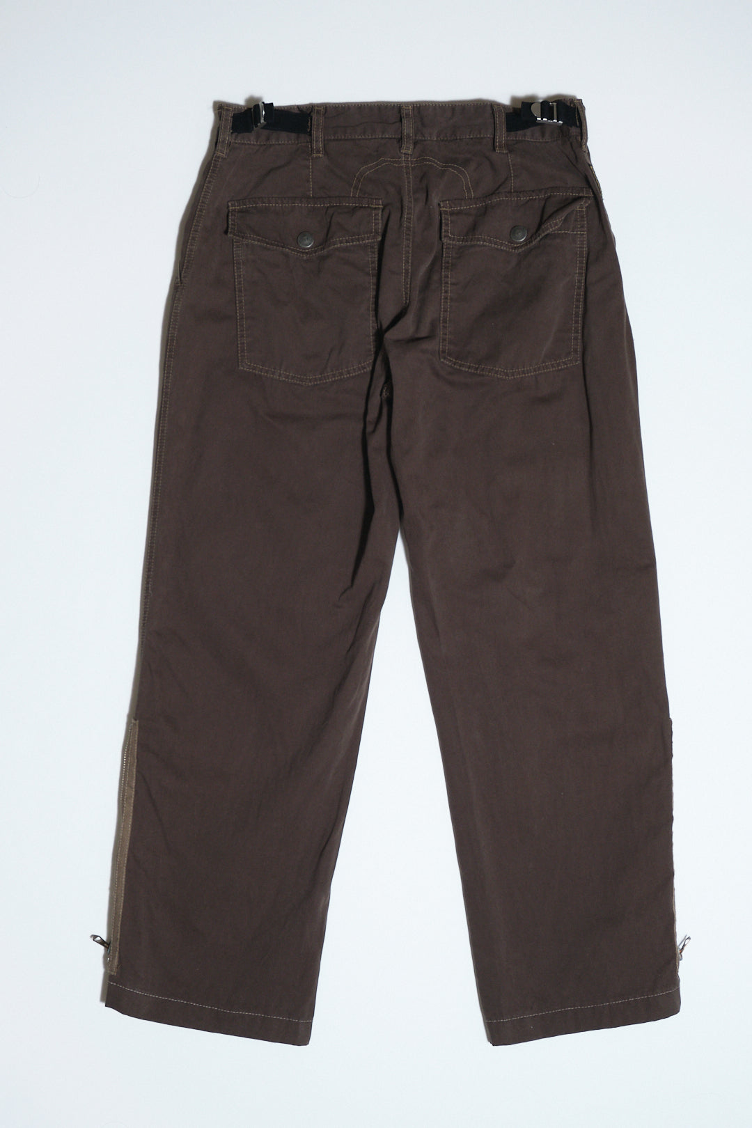 Dark Brown Cotton Utility Pants W29 L28 — Armani Jeans (Romania, c.2000s)