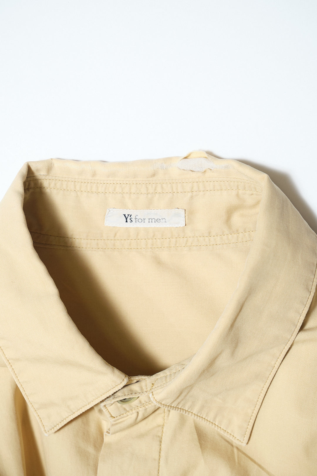 Sand Cotton Oversized Shirt — Y's for men (c.1980s–1990s)