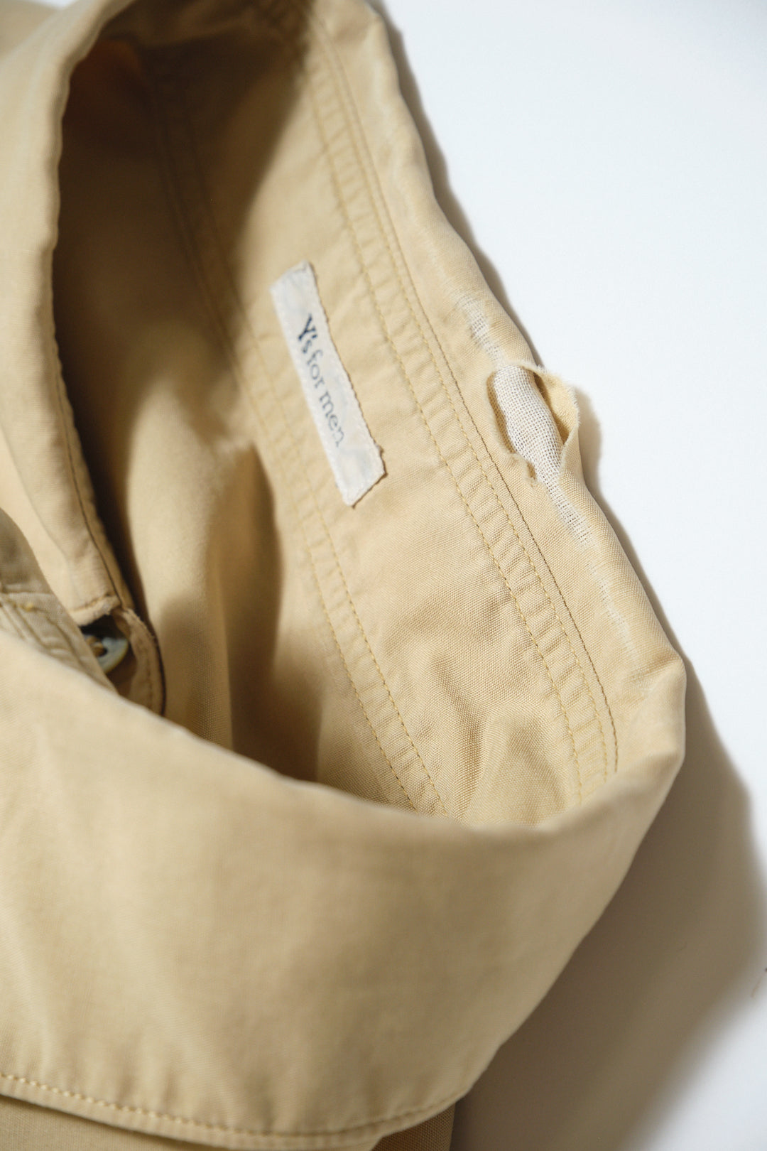 Sand Cotton Oversized Shirt — Y's for men (c.1980s–1990s)