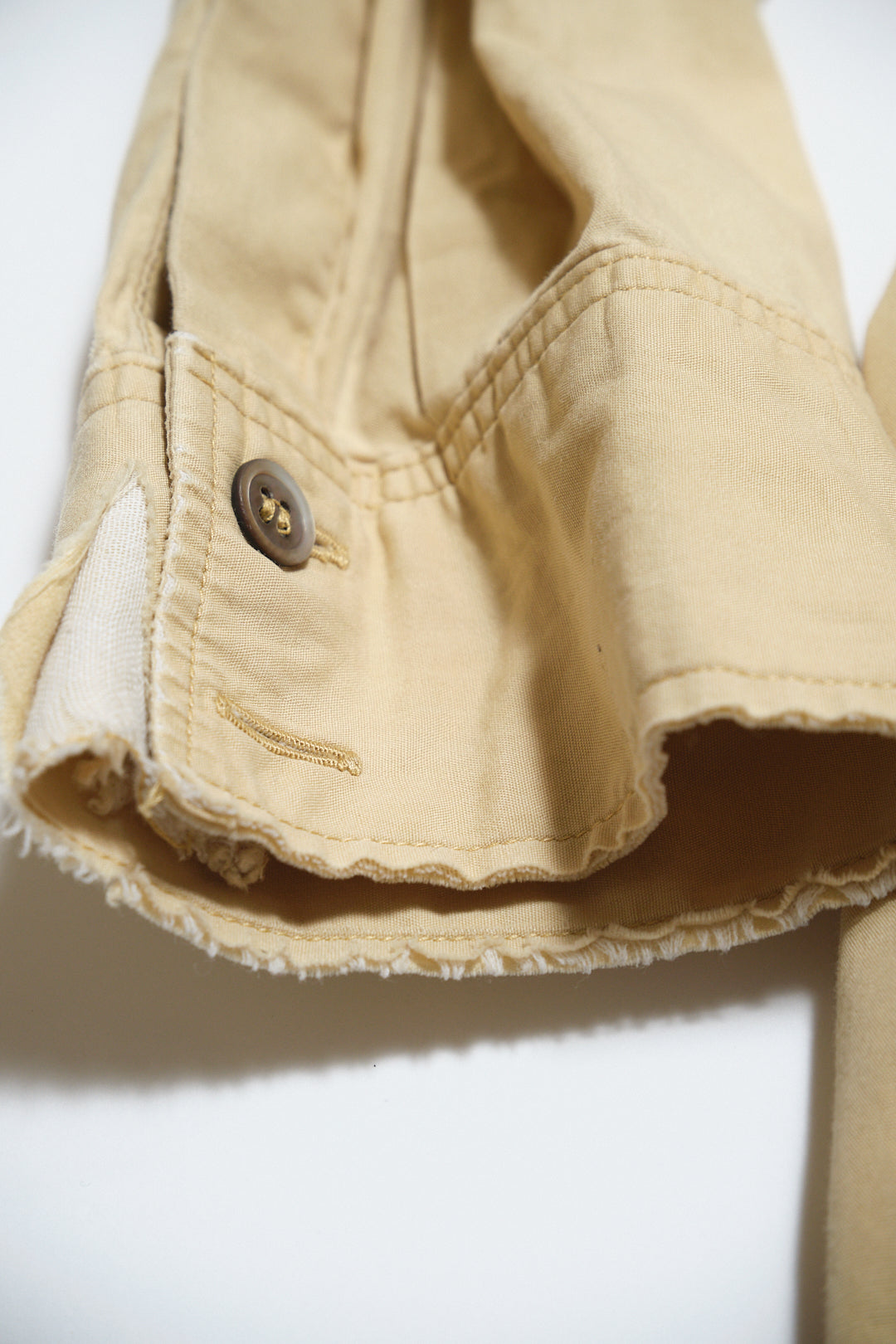 Sand Cotton Oversized Shirt — Y's for men (c.1980s–1990s)