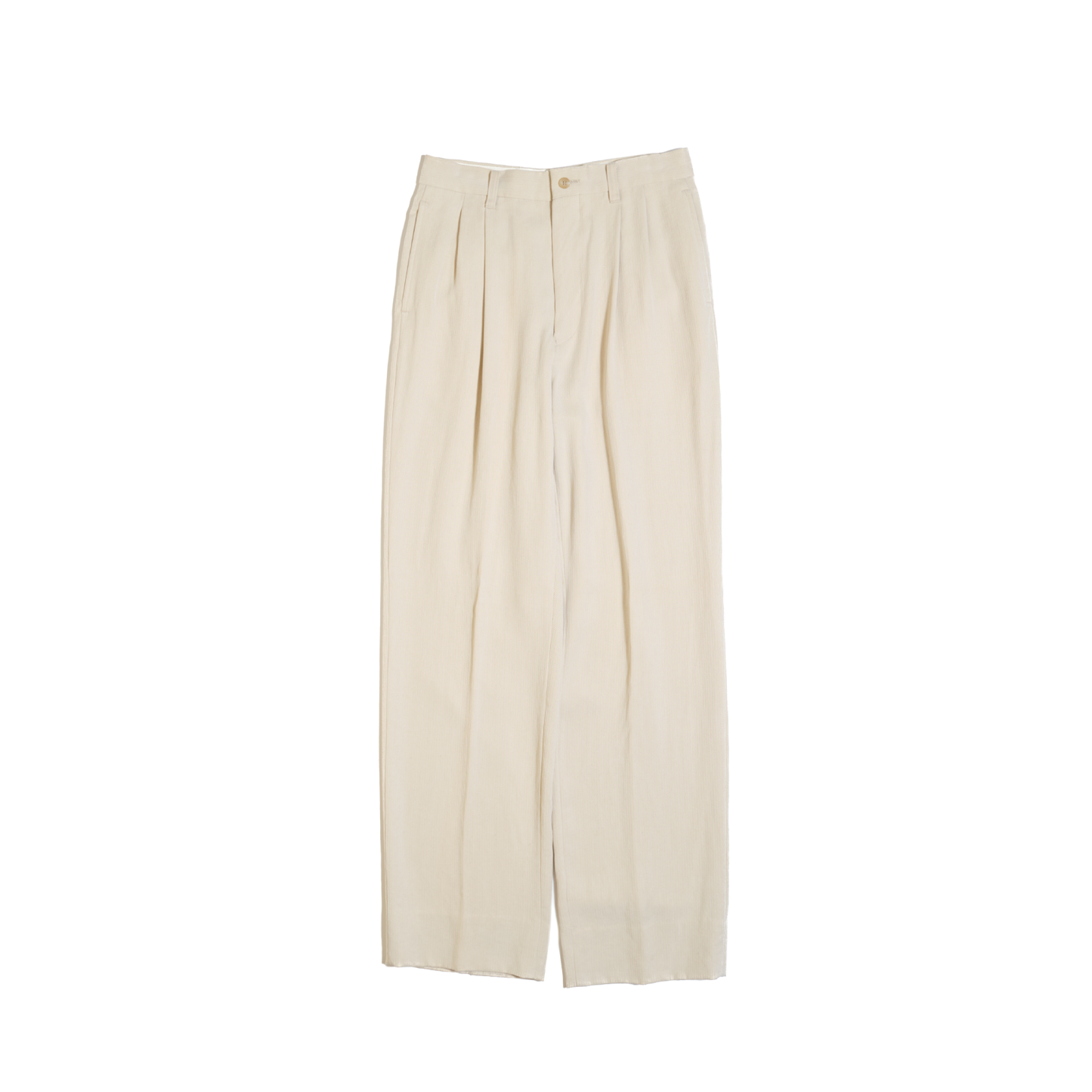 Beige Tencel Slacks W30 L31 (UNTITLED / Japan, c.1990s)