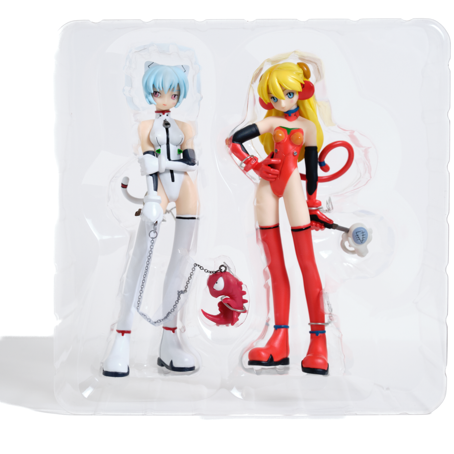 Wonder Showcase Plus “Grimrock MIX Edition” Rei Ayanami & Asuka Langley Figure Set (Neon Genesis Evangelion / Late 1990s–Early 2000s)