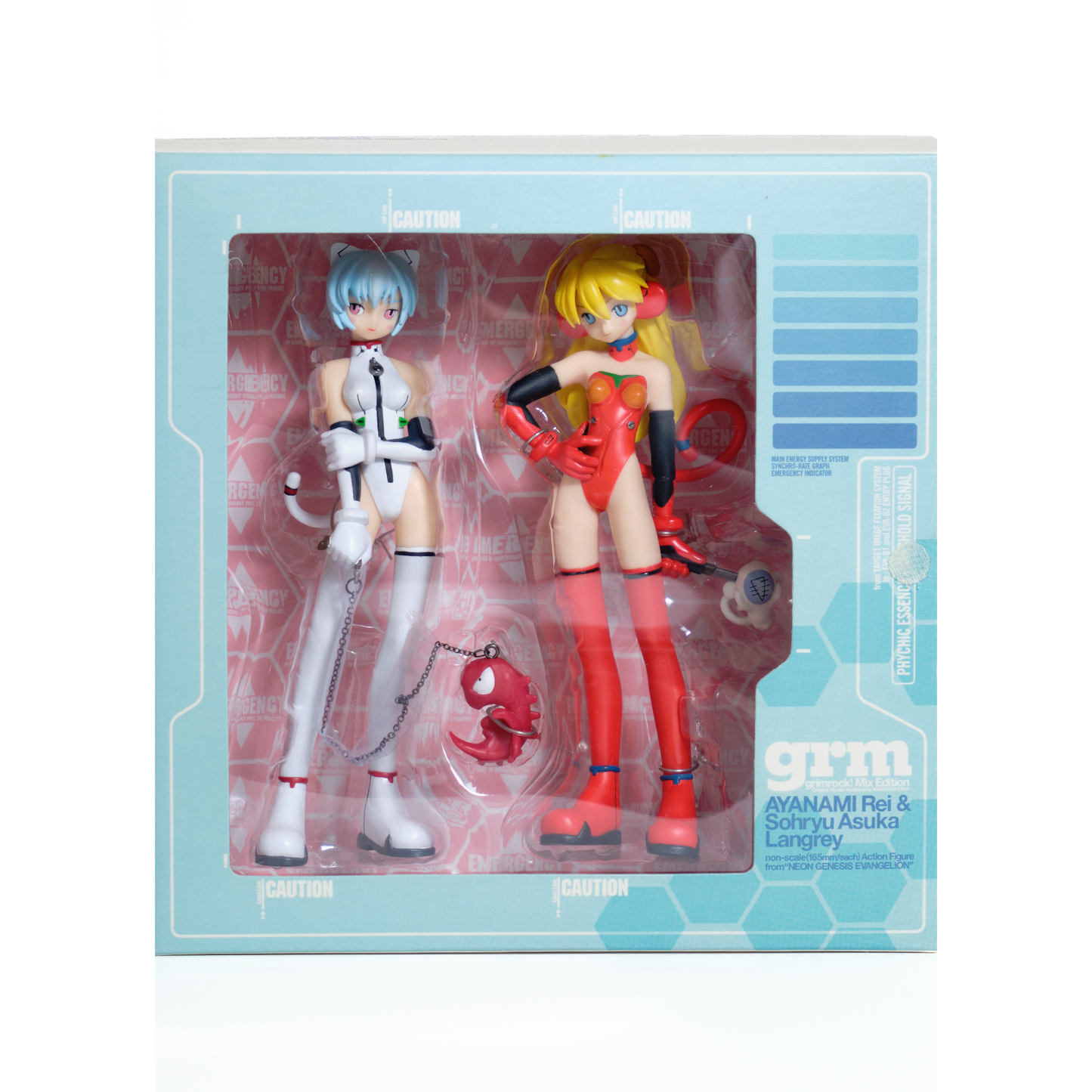 Wonder Showcase Plus “Grimrock MIX Edition” Rei Ayanami & Asuka Langley Figure Set (Neon Genesis Evangelion / Late 1990s–Early 2000s)